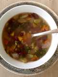Sopa de Feijão, Batata Doce e Acelgas