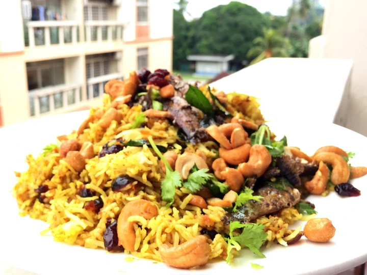 Recipe Nasi Briyani With Smoked Kieler Sprats which Delicious