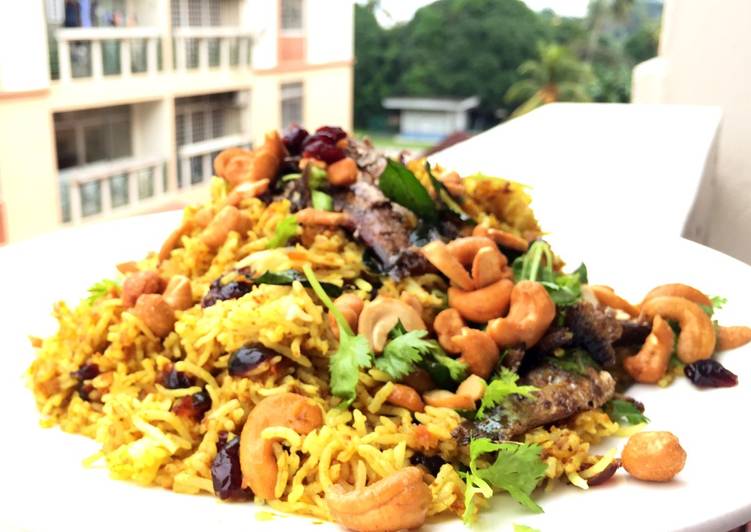 Recipe of Perfect Nasi Briyani With Smoked Kieler Sprats