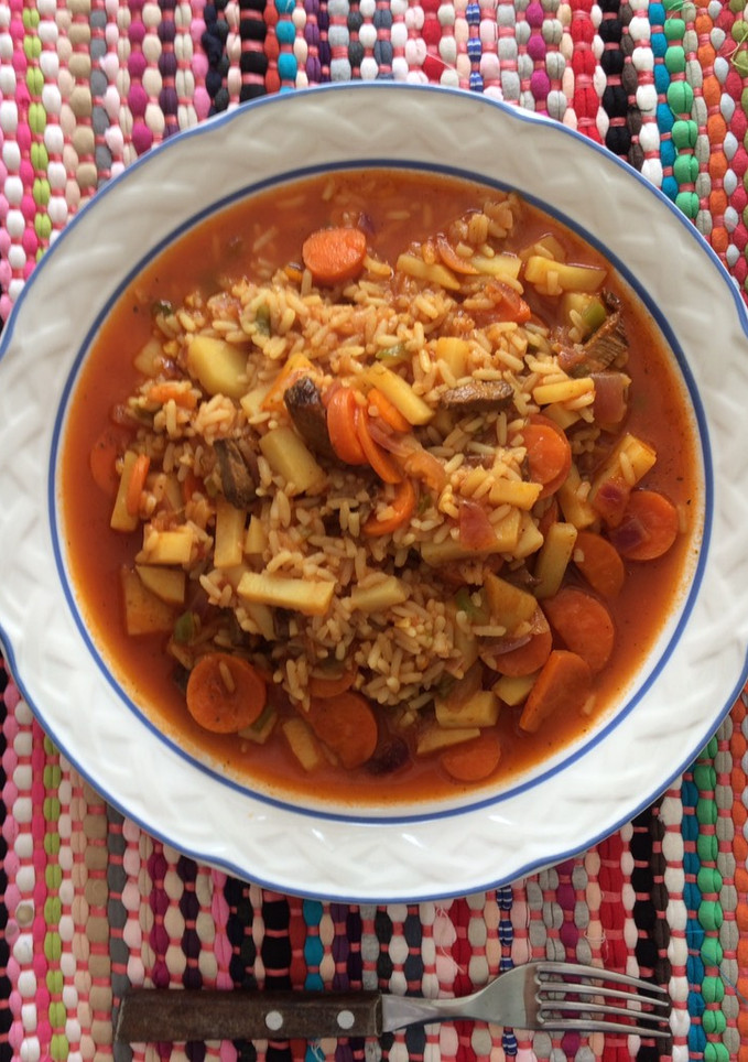 Una foto de Guiso de arroz