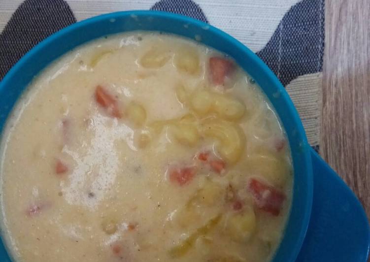 Cream soup Macaroni