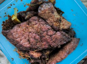 Foto resep 96. Paru Goreng Ungkep Bumbu Lengkuas (Galangal-Spiced Beef Lung)