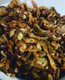 Bitter gourd(karela)onion sabzi