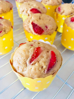 Foto resep Strawberry Muffins