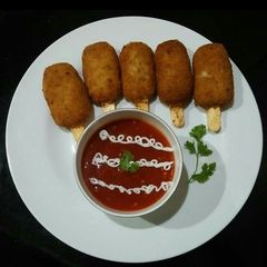 Crispy Chicken Popsicles😋🍭 A picture of Crispy Chicken Popsicles😋🍭.