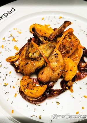 Foto di Quaglie Arrosto Saporite al Mandarino