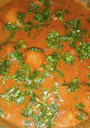 A picture of Dum Aloo (Dhaba-Style Dum Aloo Recipe).