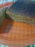 Torta sencilla de plátano maduro