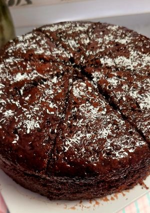 عکسی از دستور کیک خیس شکلاتی کافی شاپی🥮