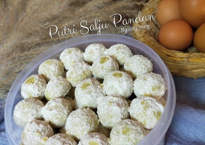 Resep Putri Salju Pandan Oleh Ika Mahendra Moenif Cookpad