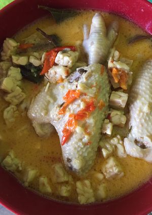 Foto resep Sayur ayam pedas