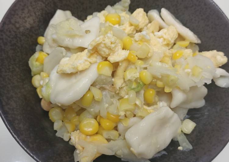 豆腐乳蔬菜炒麵疙瘩