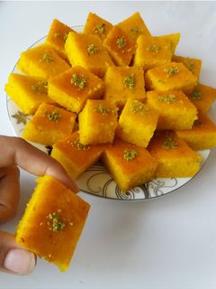 عکسی از دستور کیک باقلوا