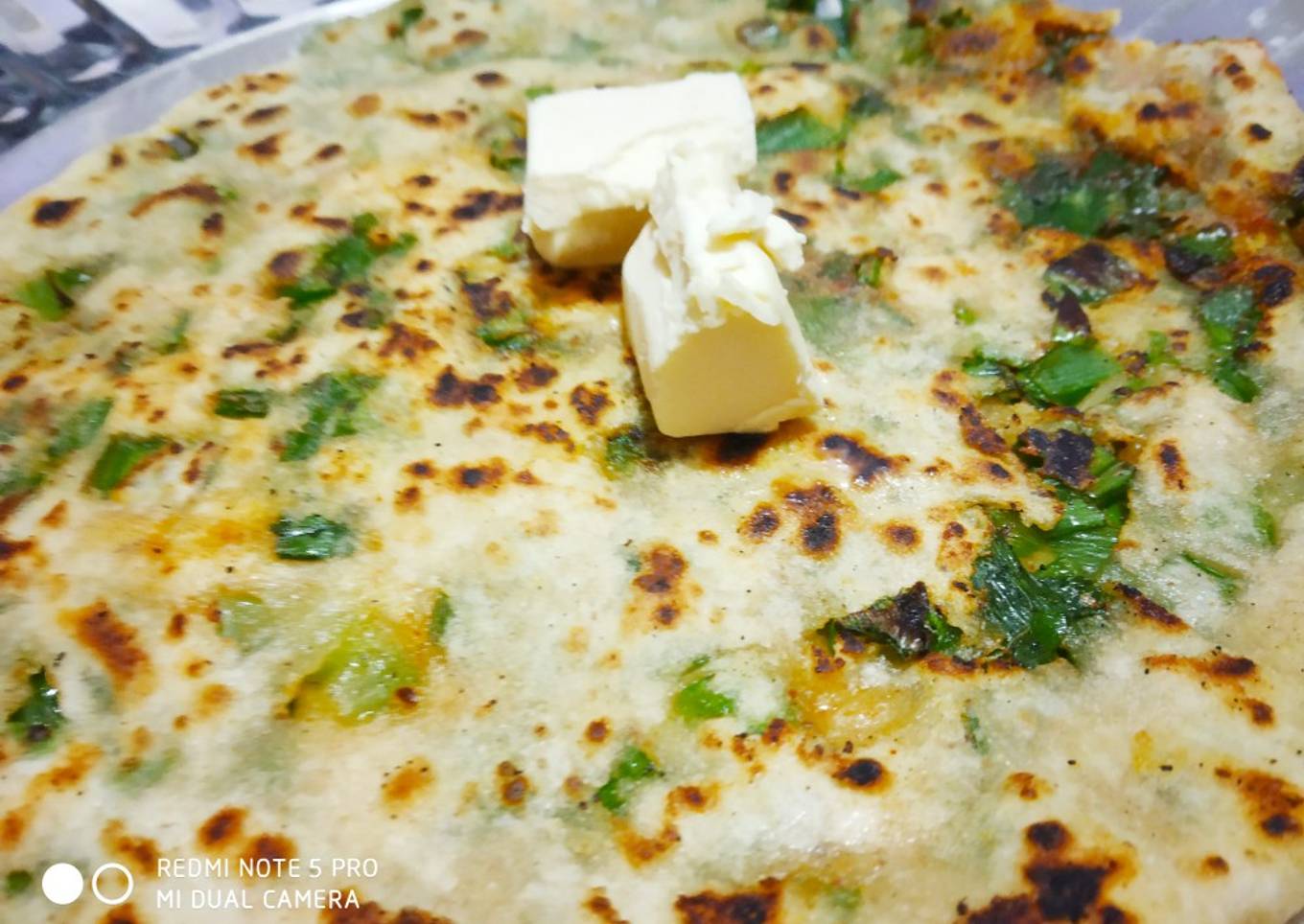 Spring Onion Parantha