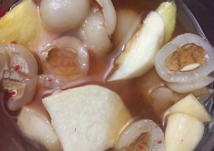 Resep Asinan buah | Bahan Membuat Asinan buah Yang Lezat Sekali