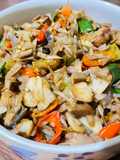 Tumis ikan asin cucut mix nangka muda