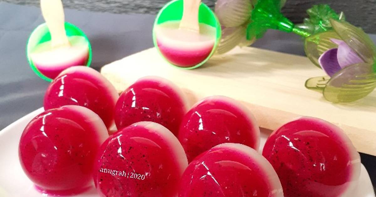 Resep 42 Puding Gaya Buah Naga Yakult Oleh Anugrah Cookpad