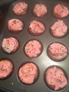 A picture of Jello cupcakes.