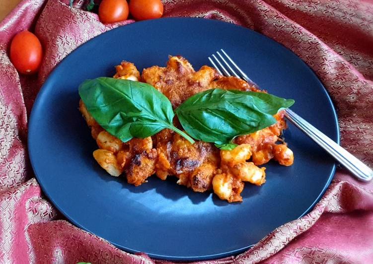 Gnocchi alla sorrentina gratinati al forno