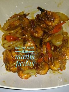 Foto resep Udang saus asam manis pedas...🍤🍤🍤