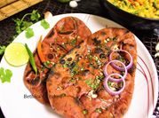 A picture of butter garlic naan