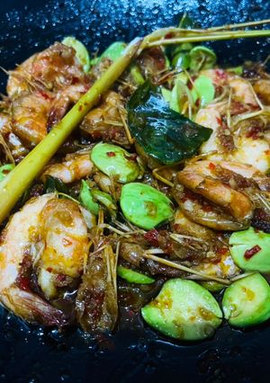 Foto resep Balado udang pete
