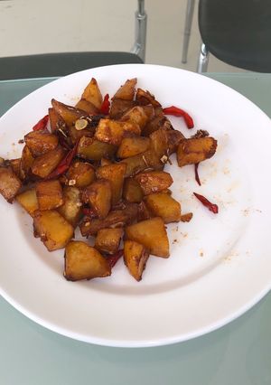 Foto resep Kentang Kecap Bawang Putih (Simple Cooking)
