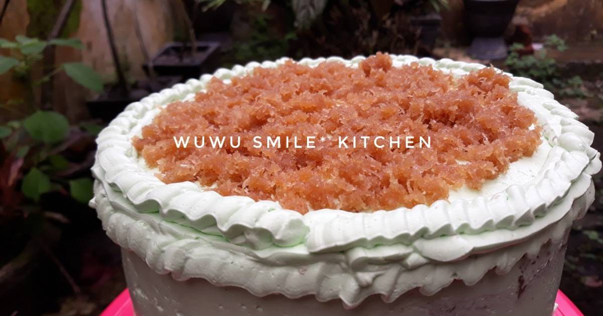 Resep Klepon Cake Yang Sedang Hits oleh Wuwu Smile*s Kitchen - Cookpad