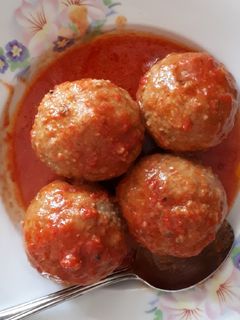 عکسی از دستور کوفته گوشتی😋