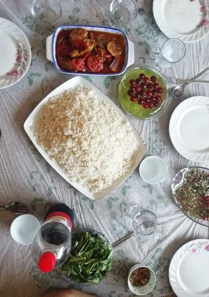 عکسی از دستور ناهار خورشت بادمجان 😐