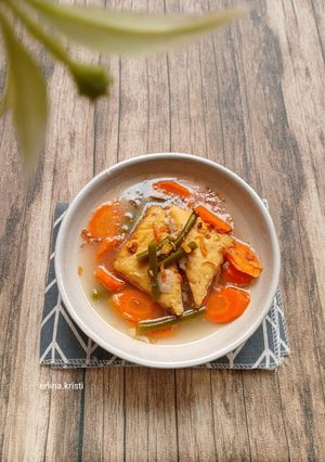 Foto resep Sup Wortel Buncis Tahu Bakso
