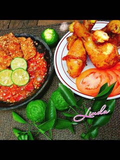 Foto resep Ayam Goreng dan Tempe Penyet