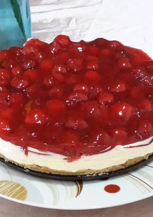 صورة لوصفة تشيز كيك الكرز