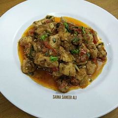 A picture of Boneless chicken karhai #ramadankitayari.