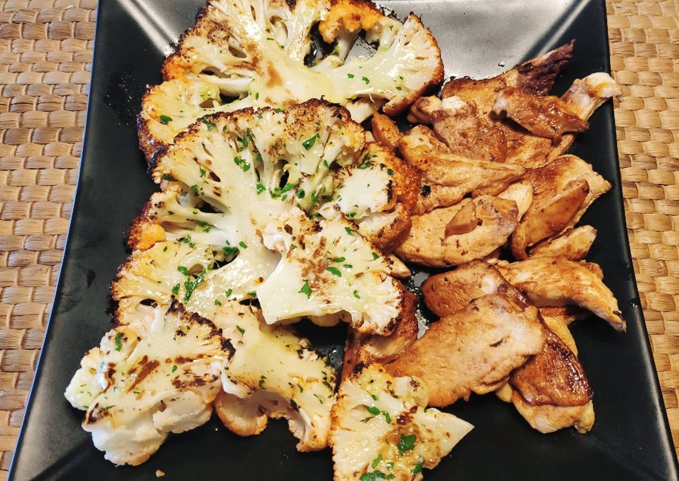 Coliflor al horno