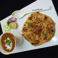 दाल मखनी लच्छा पराठा(dal makhani lachha paratha recipe in hindi)-レシピのメイン写真
