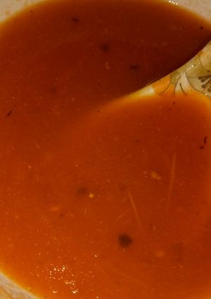 A picture of Tomato soup.