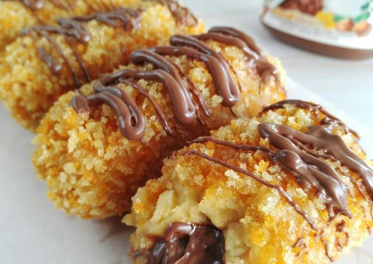 Fried Banana ~ Nutella Filling