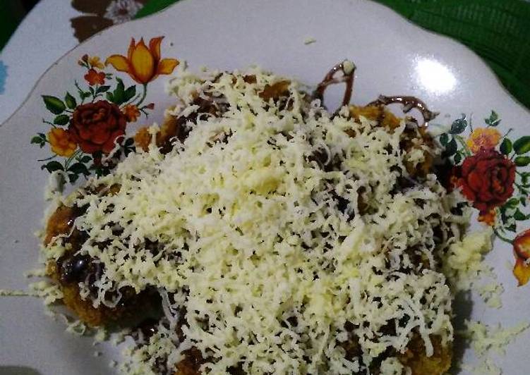 Pisang nugget susu coklat keju