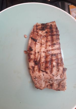 Una foto de Corvina  a la plancha