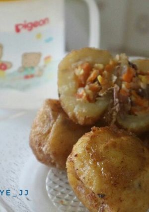 Foto resep Red bean shrimp balls🌼 #Maree