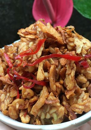 Foto resep Tempe kering pedas manis