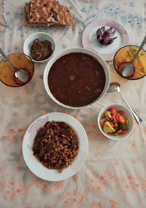 عکسی از دستور آبگوشت الهام پز