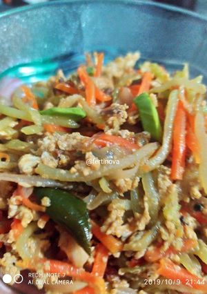 Foto resep Tumis labu siam,telur,pete dan wortel