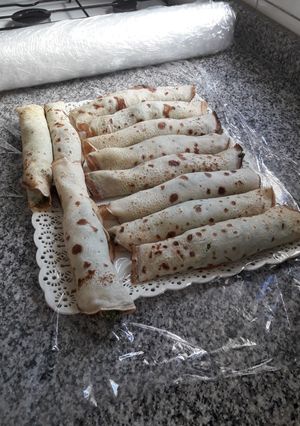 Una foto de Canelones de espinaca y ricota