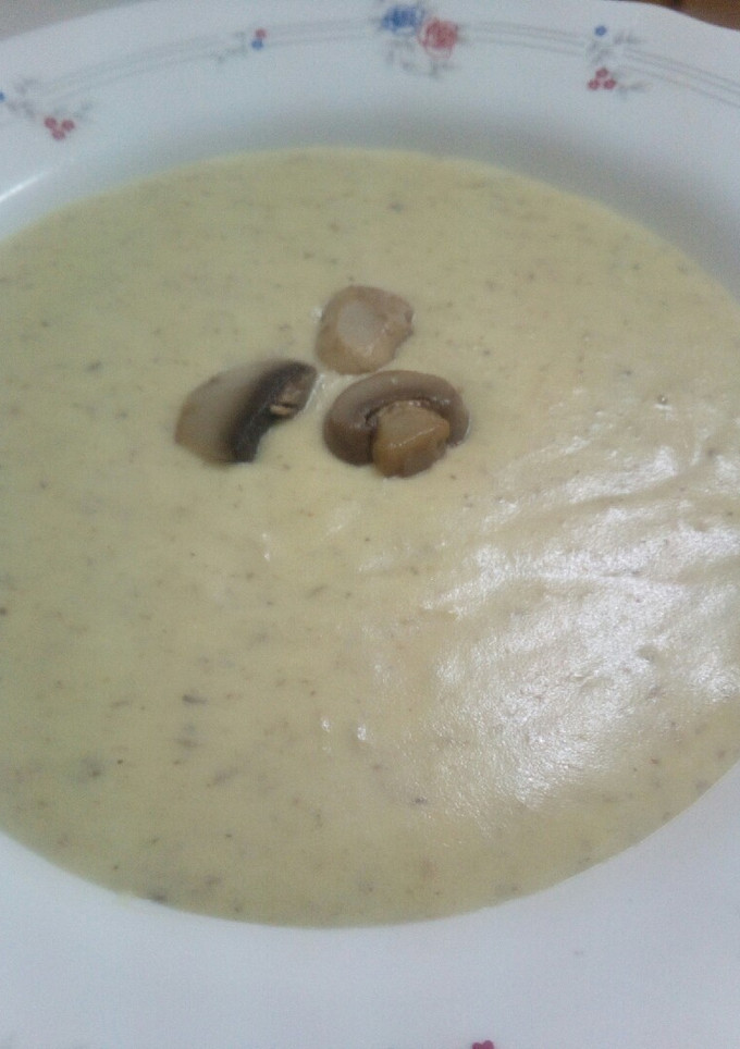 Una foto de Crema de champiñones