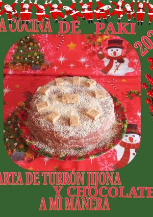 Una foto de Tarta de turrón y chocolate a mi manera tmx 6