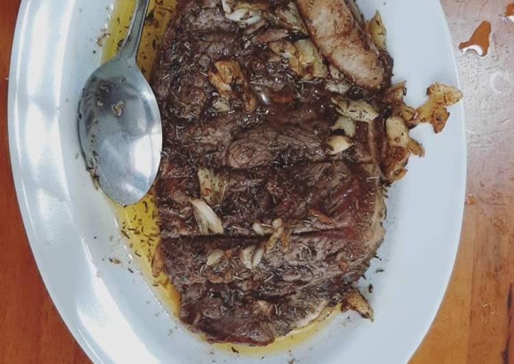 Resep Medium-well Beef Steak (ala-ala Chef WilliamGoz), Enak