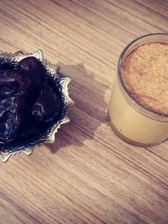 عکسی از دستور معجون شیر طلایی