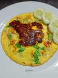 1206. Smoked Cheese Scrambled Egg with Green Beans